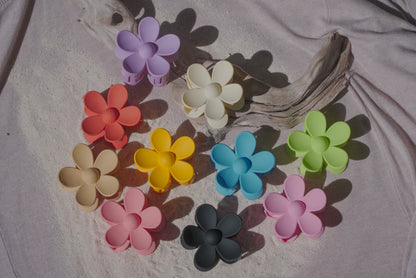 Pince à cheveux fleur